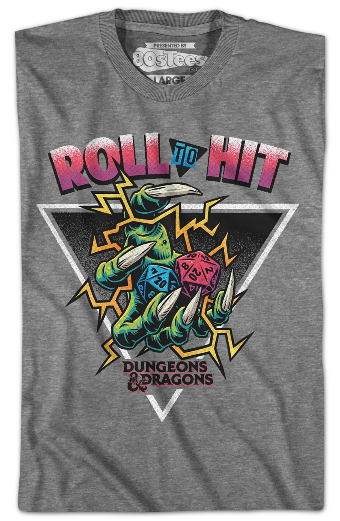 Roll To Hit Dungeons & Dragons T-Shirt - Image 2