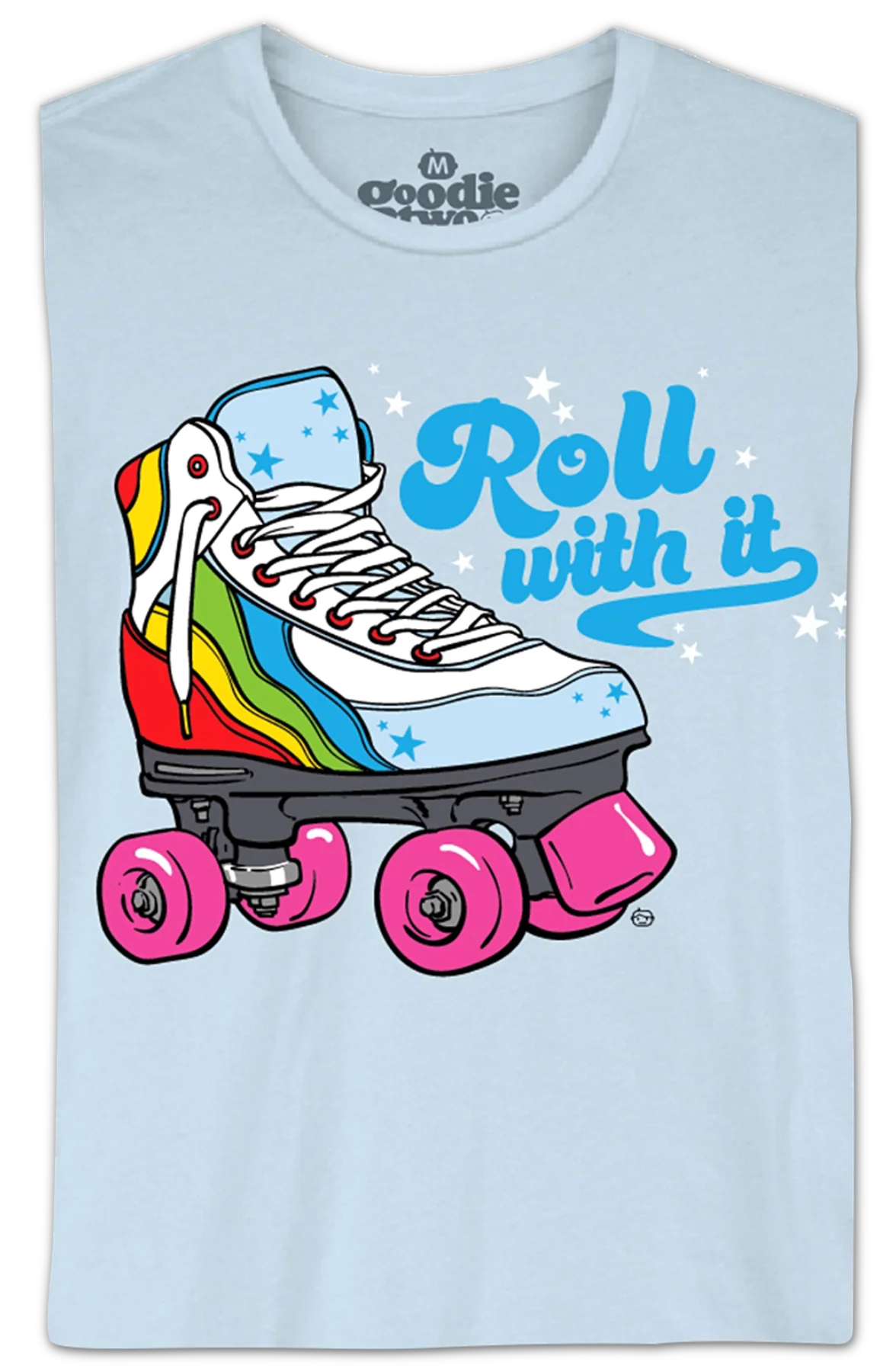 Roll With It Decorated Roller Skate T-Shirt - Image 2