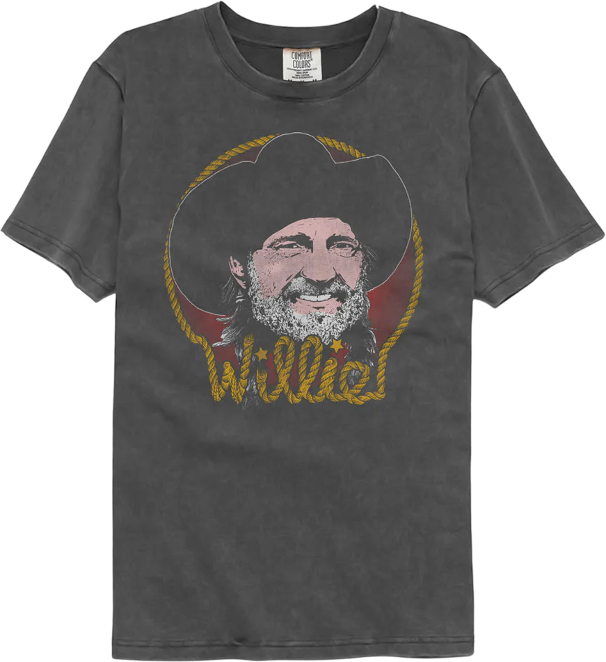 Rope Name Willie Nelson Comfort Colors Brand T-Shirt