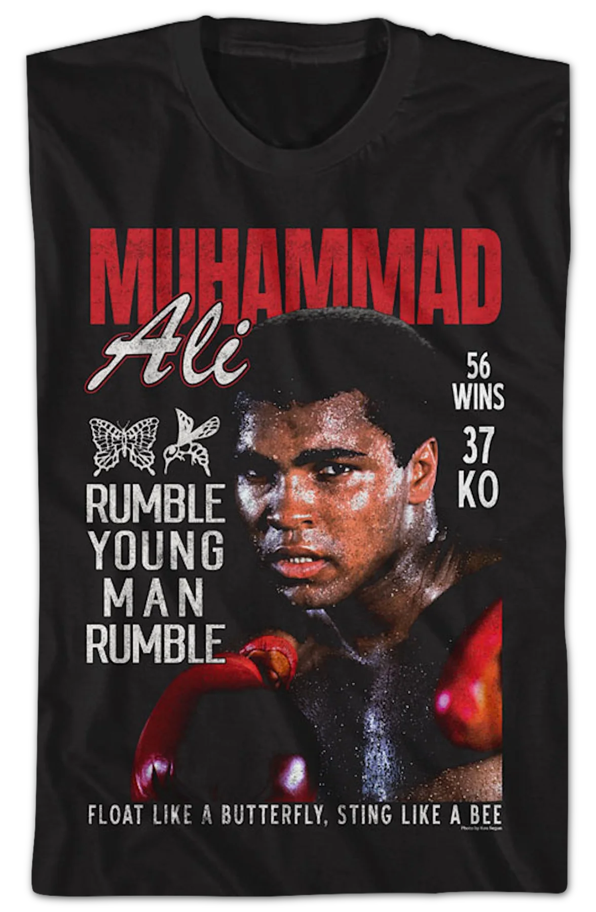 Rumble Young Man Rumble Muhammad Ali T-Shirt - Image 2