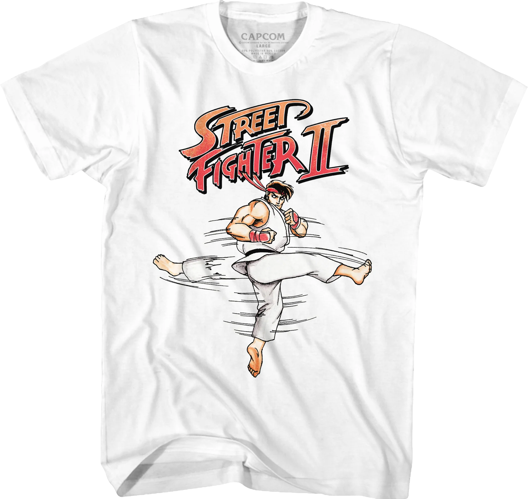 Ryu Hurricane Kick Street Fighter II T-Shirt