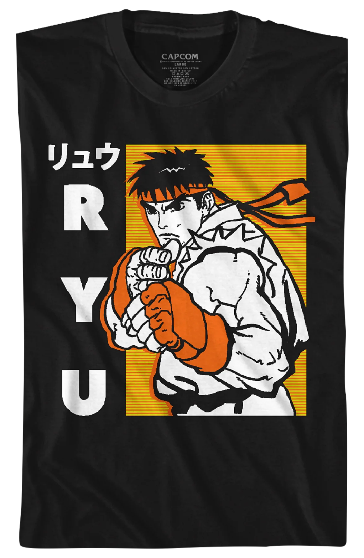 Ryu Japanese Street Fighter T-Shirt - Image 2