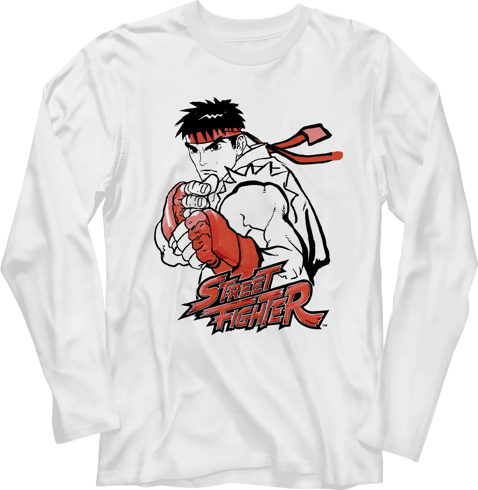 Ryu Street Fighter Long Sleeve Shirt