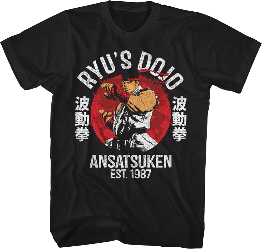 Ryu's Dojo Street Fighter T-Shirt