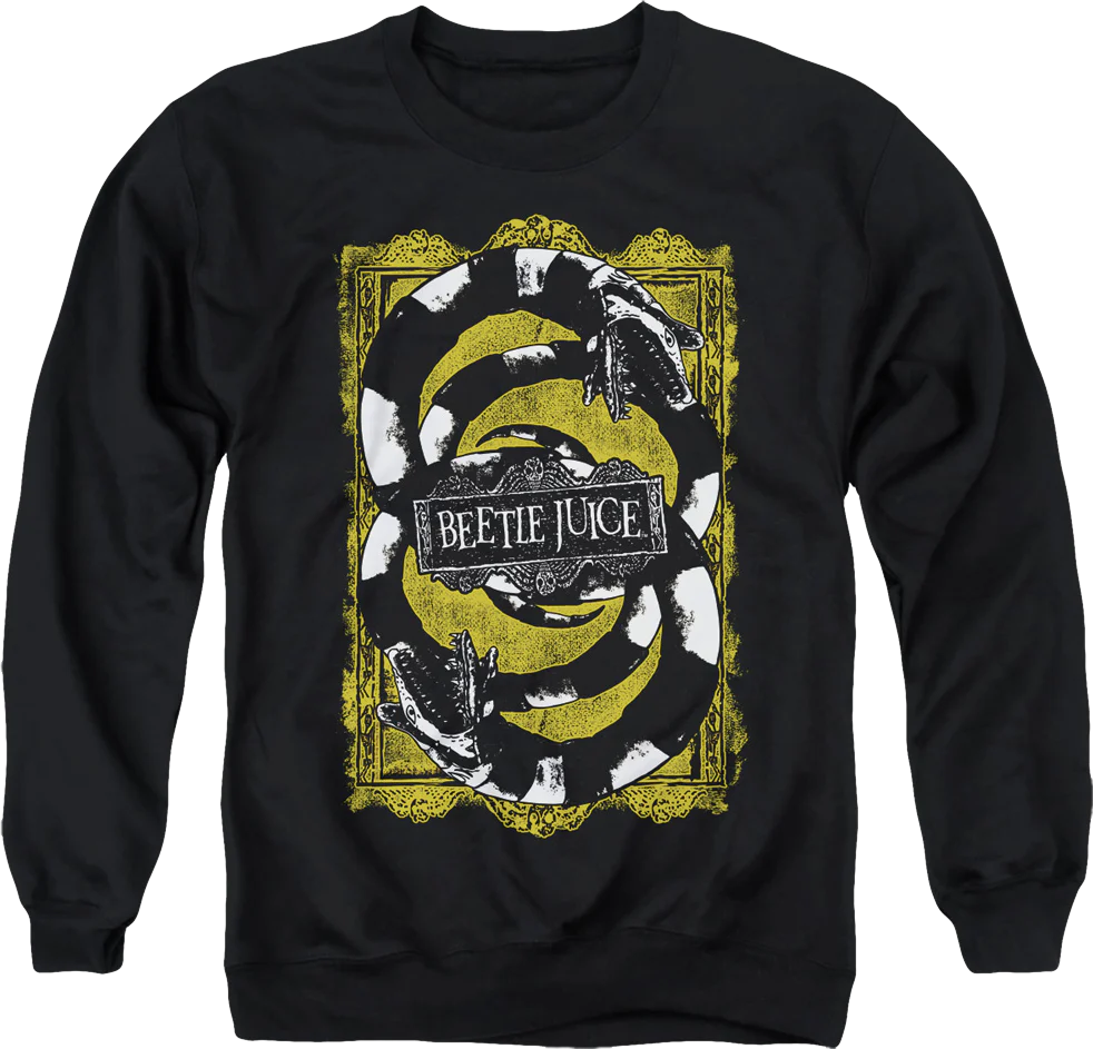 Sandworms & Logo Beetlejuice Sweatshirt
