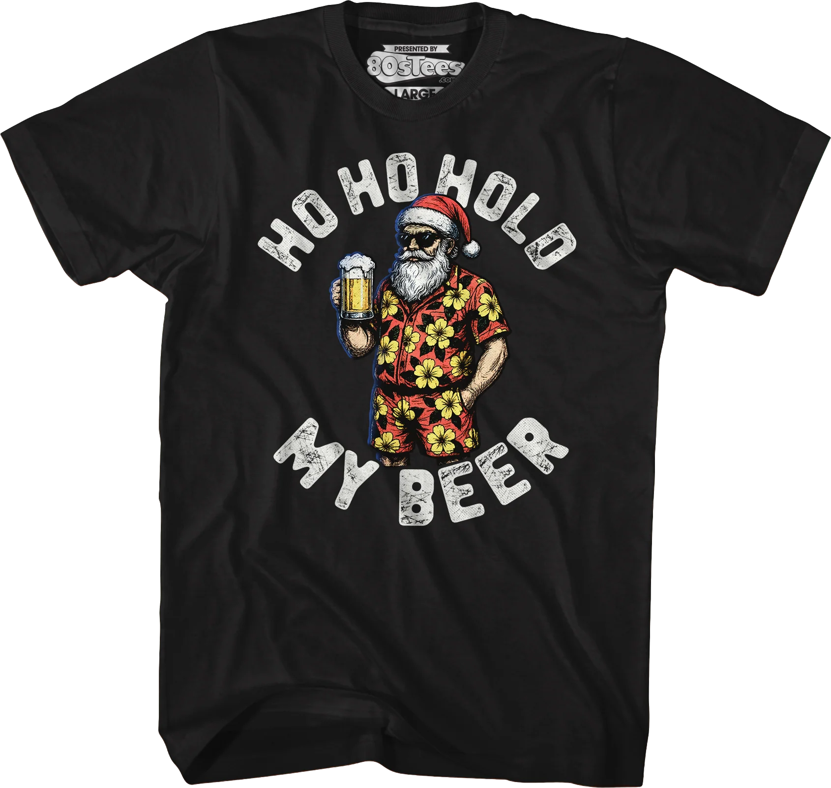 Santa Claus Ho Ho Hold My Beer T-Shirt
