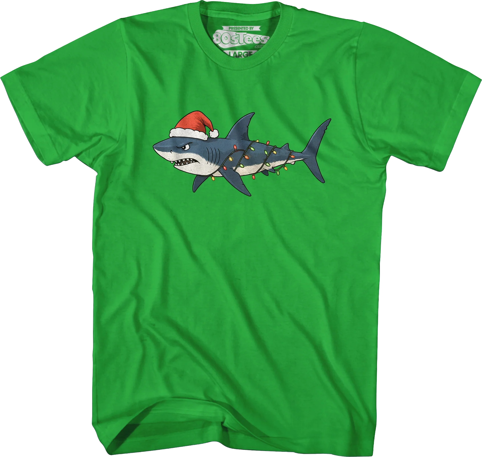 Santa Shark T-Shirt - Image 3