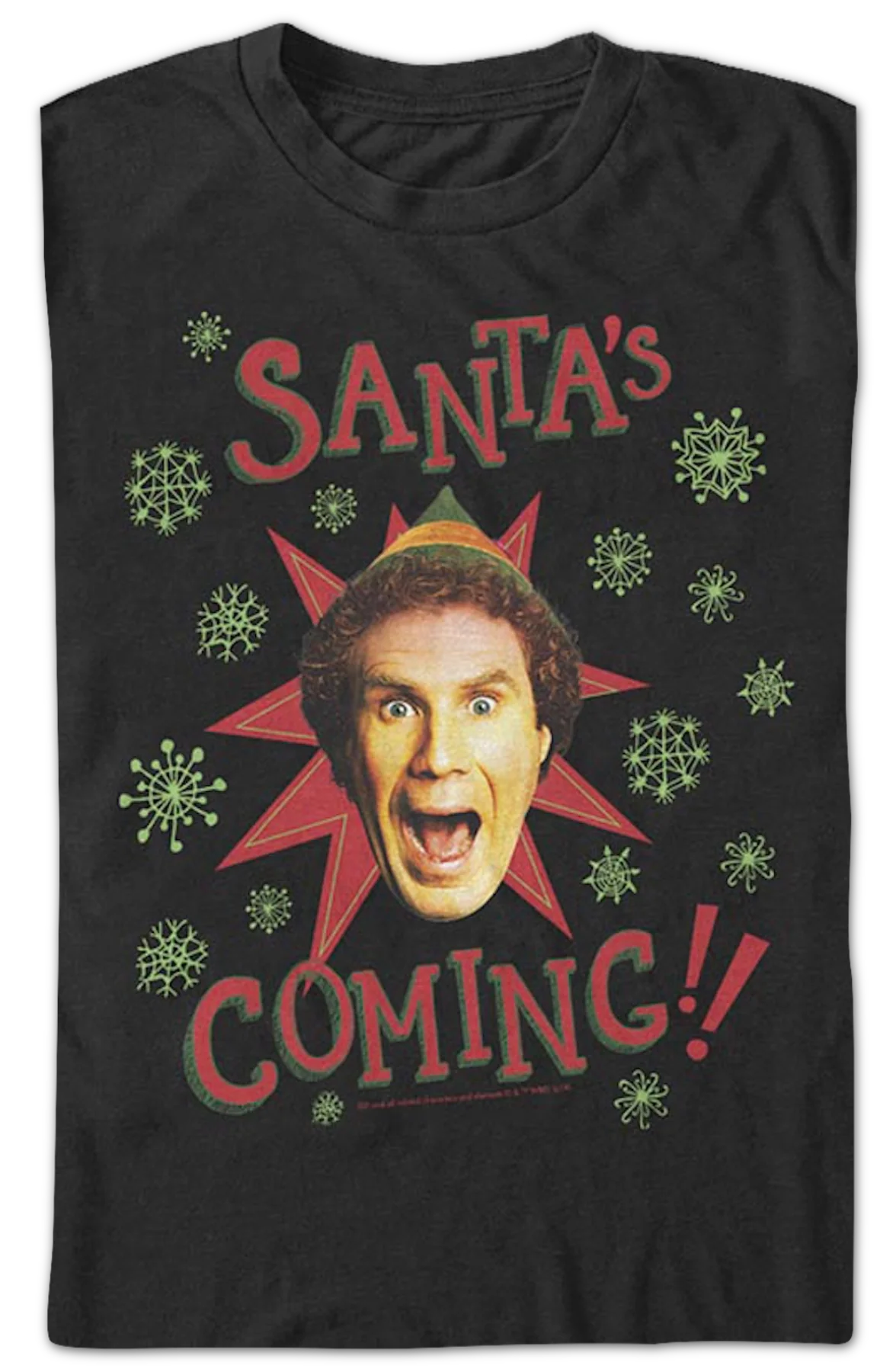Santa's Coming Elf T-Shirt - Image 2