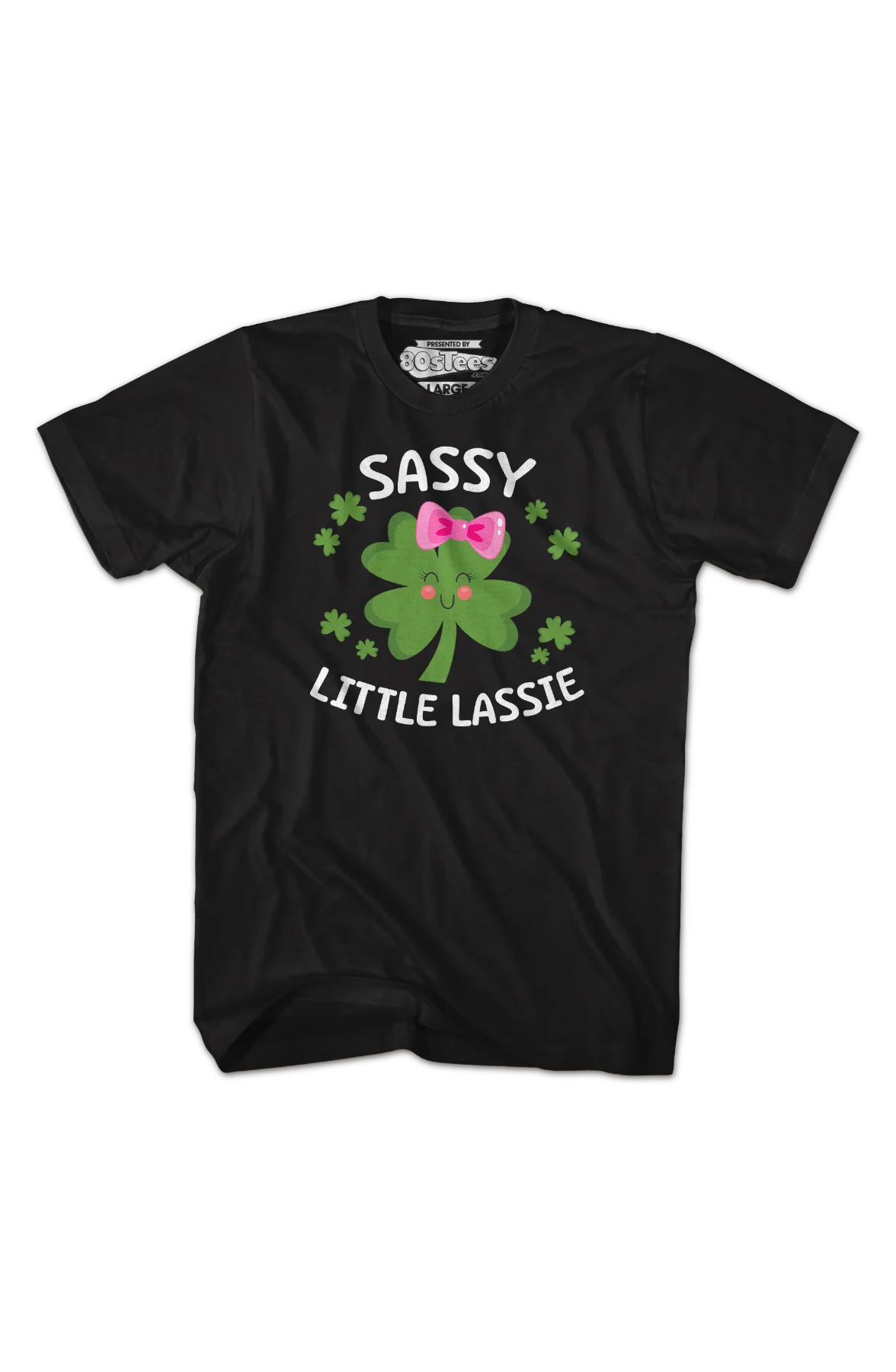 Sassy Little Lassie St. Patrick's Day T-Shirt - Image 2