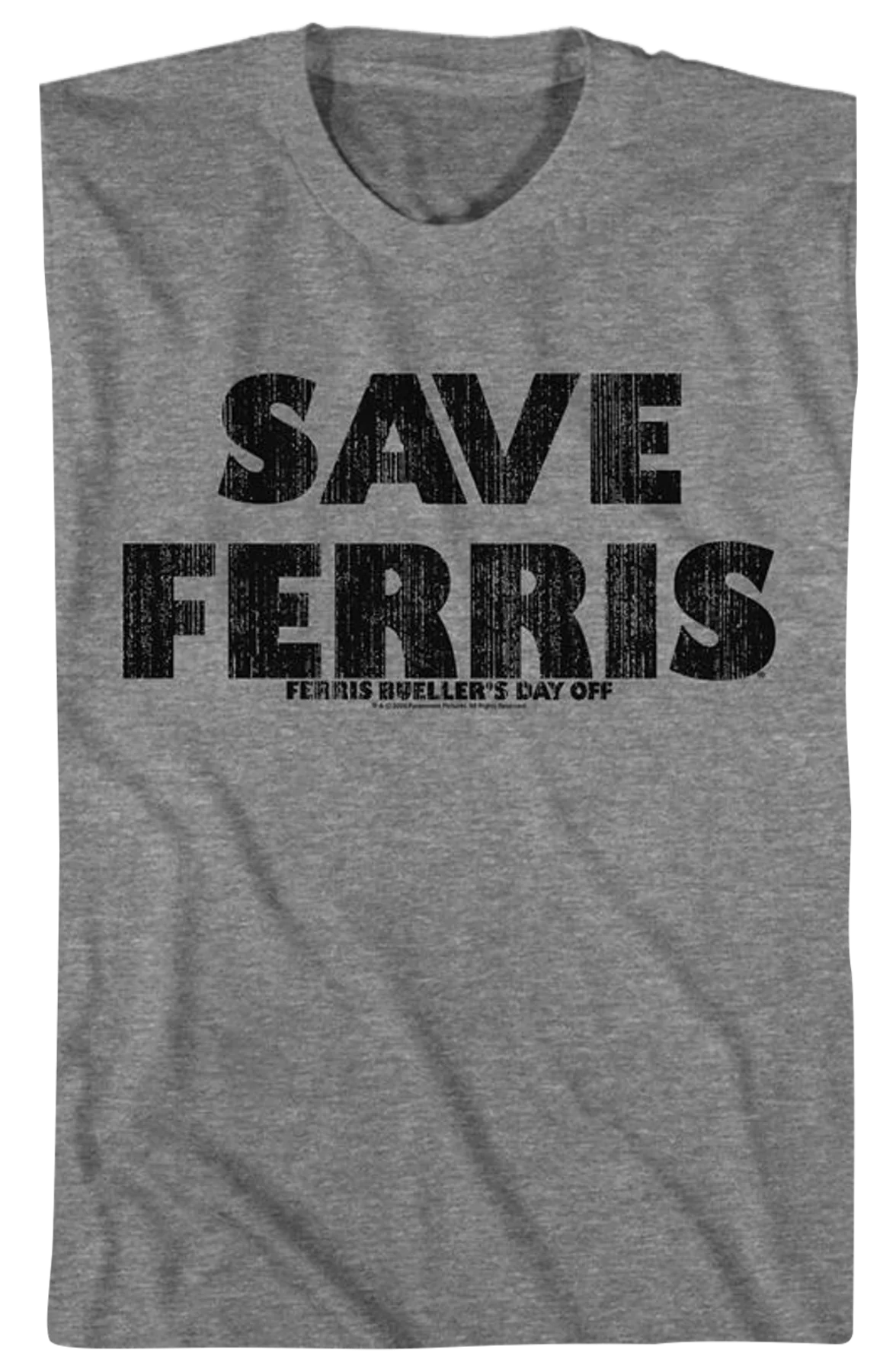 Save Ferris Distressed Ferris Bueller's Day Off T-Shirt - Image 2