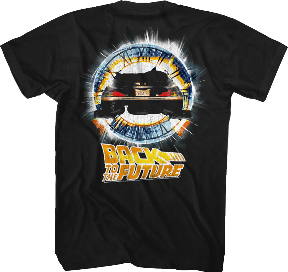 Save the Clock Tower Back To The Future T-Shirt - Image 3