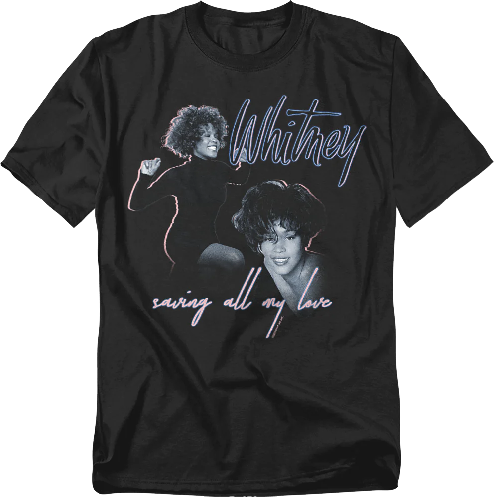 Saving All My Love Whitney Houston T-Shirt