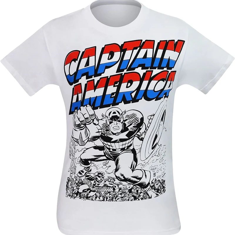 Screamer In The Brain Captain America T-Shirt