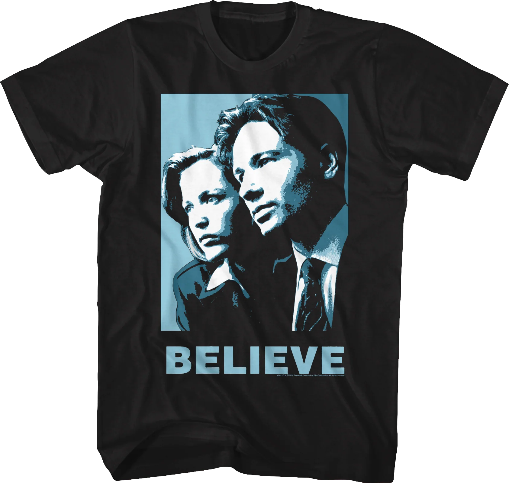 Scully and Mulder Believe X-Files T-Shirt