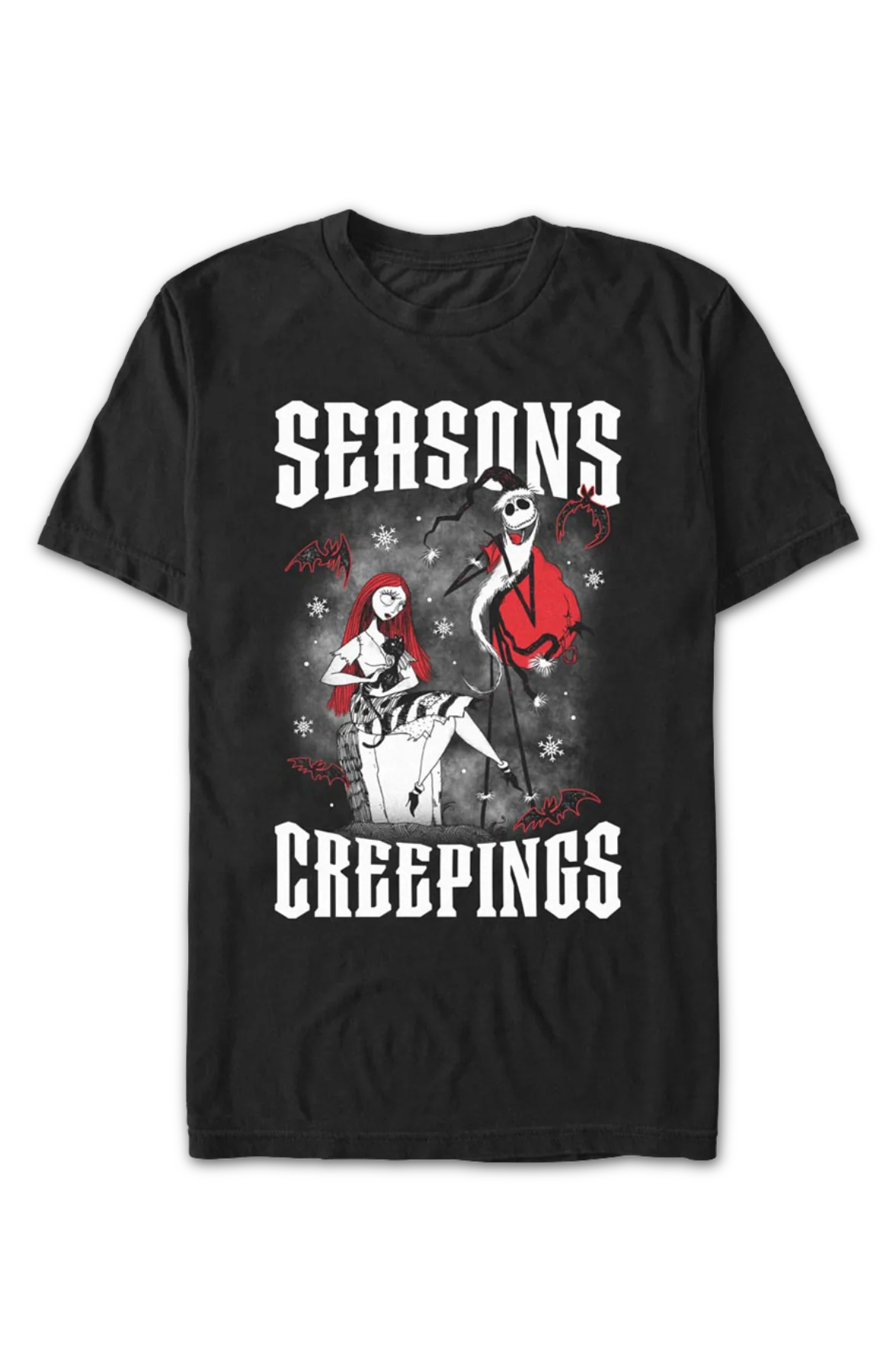 Seasons Creepings Nightmare Before Christmas T-Shirt - Image 2