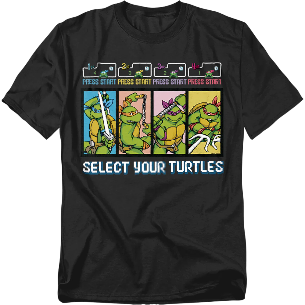 Select Your Turtles Teenage Mutant Ninja Turtles T-Shirt - Image 2