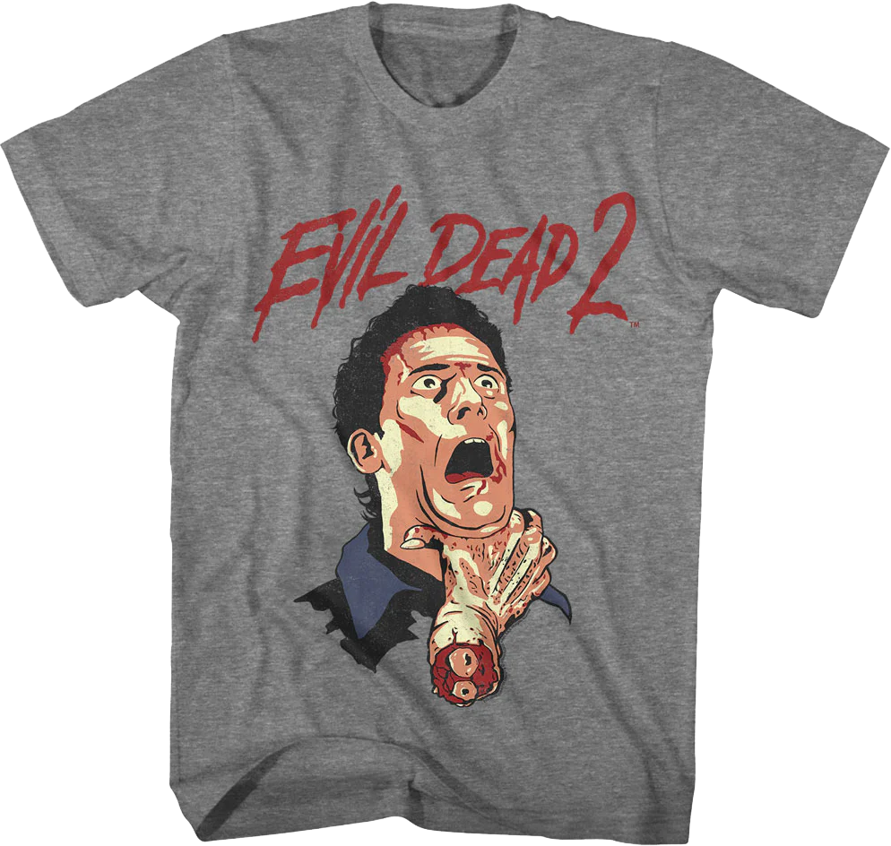 Severed Hand Stranglehold Evil Dead T-Shirt