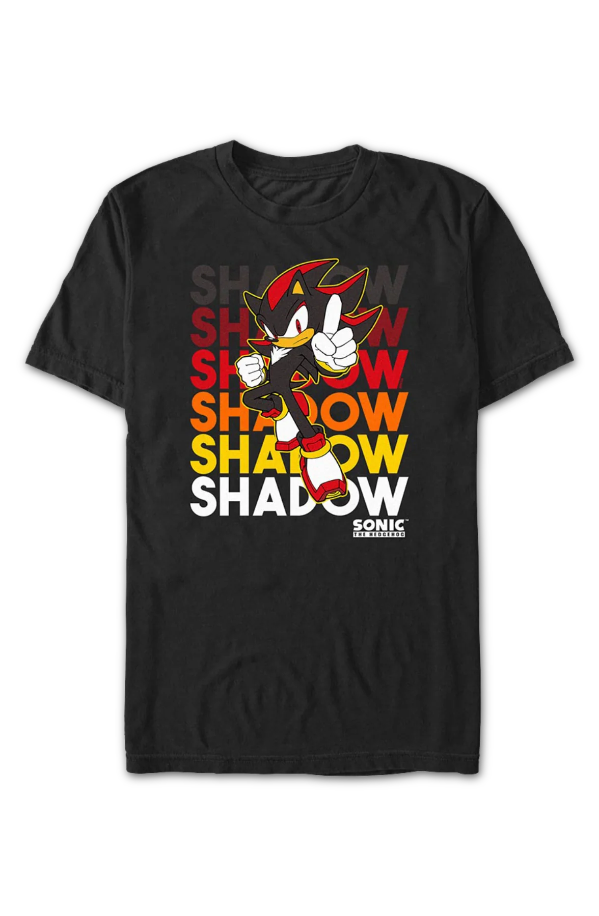 Shadow Sonic The Hedgehog T-Shirt - Image 2