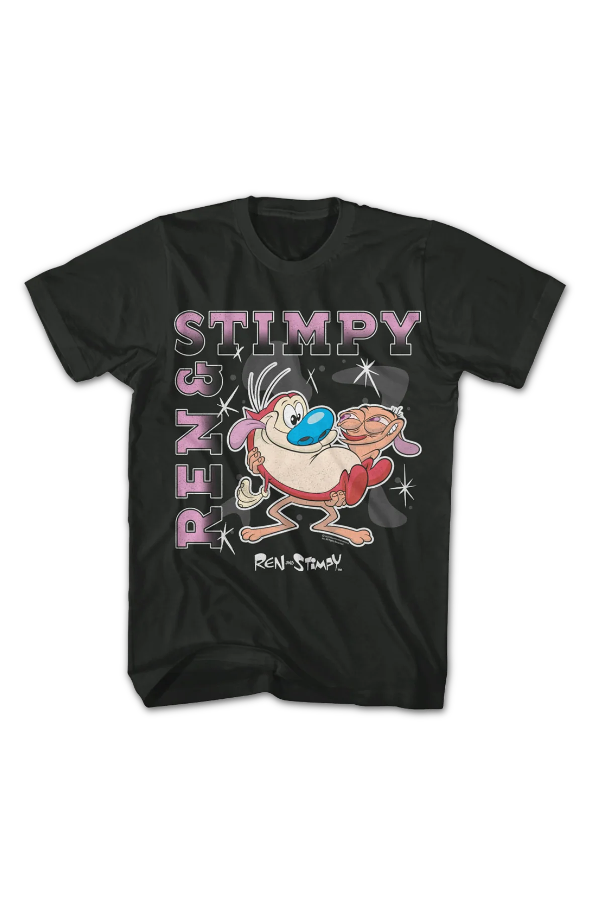 Shapes And Sparkles Ren And Stimpy T-Shirt - Image 2