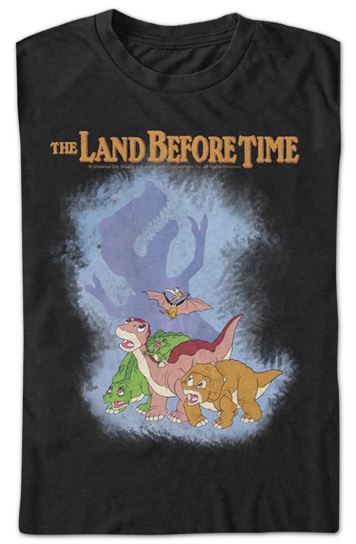Sharptooth Shadow Land Before Time T-Shirt - Image 2