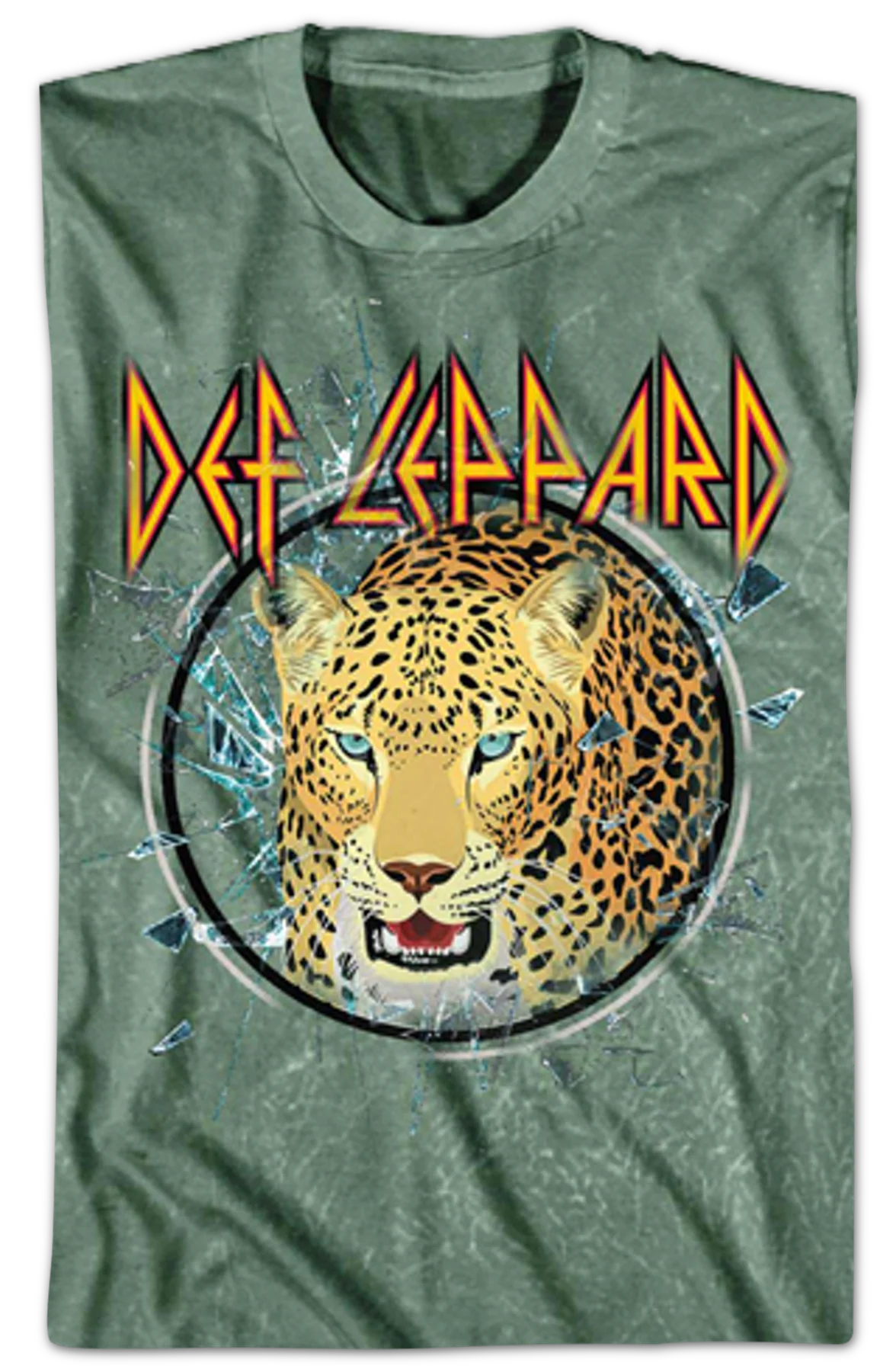 Shattered Glass Def Leppard Shirt - Image 2