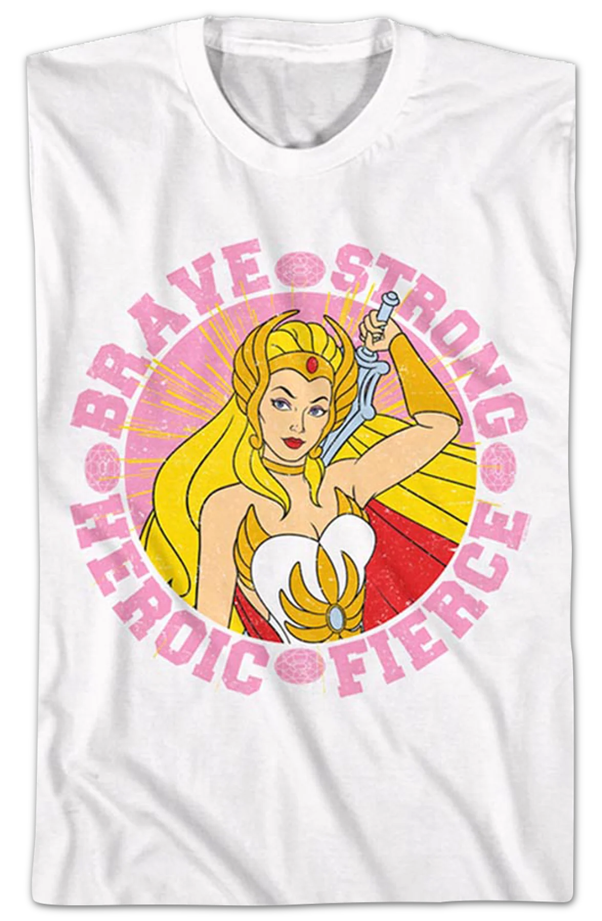 She-Ra Brave Strong Heroic Fierce Masters of the Universe T-Shirt - Image 2