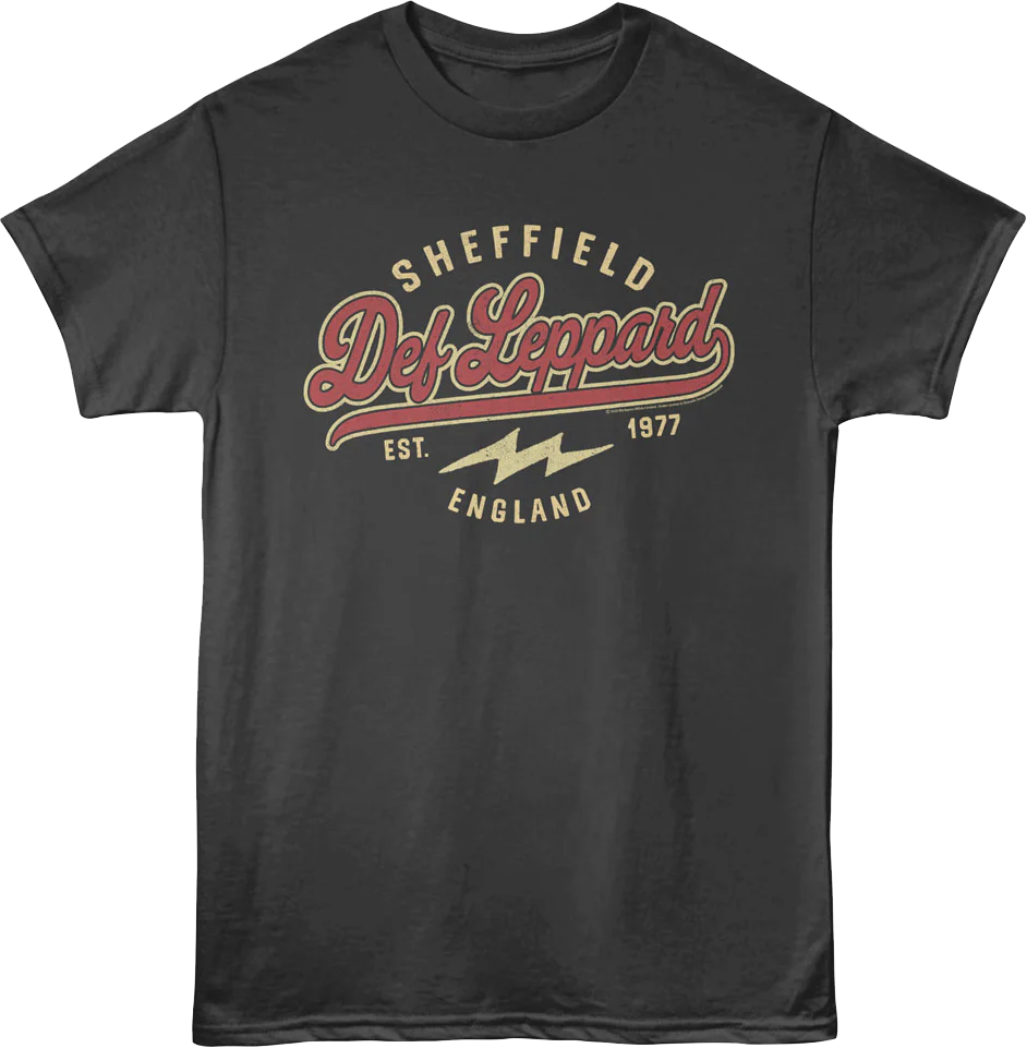 Sheffield England Def Leppard T-Shirt