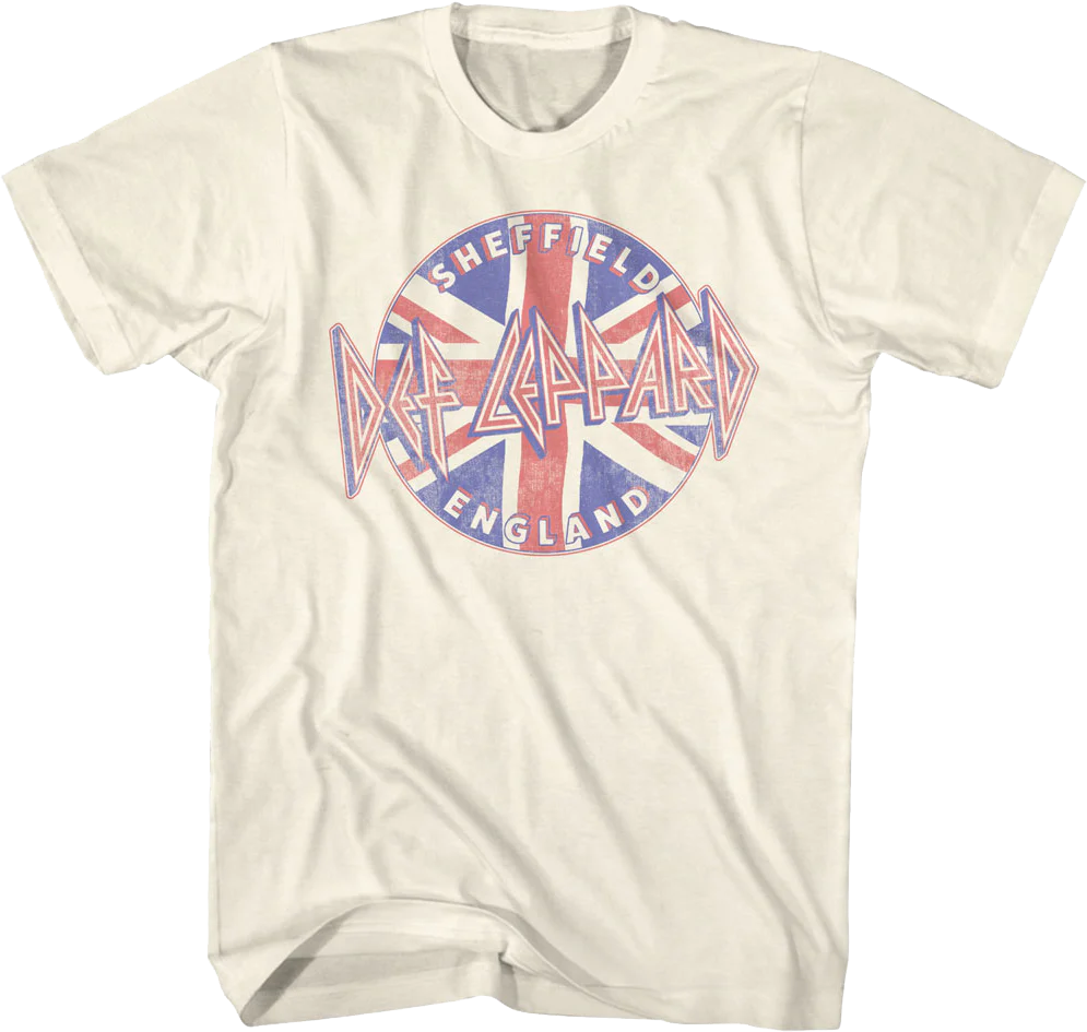 Sheffield Union Jack Def Leppard T-Shirt