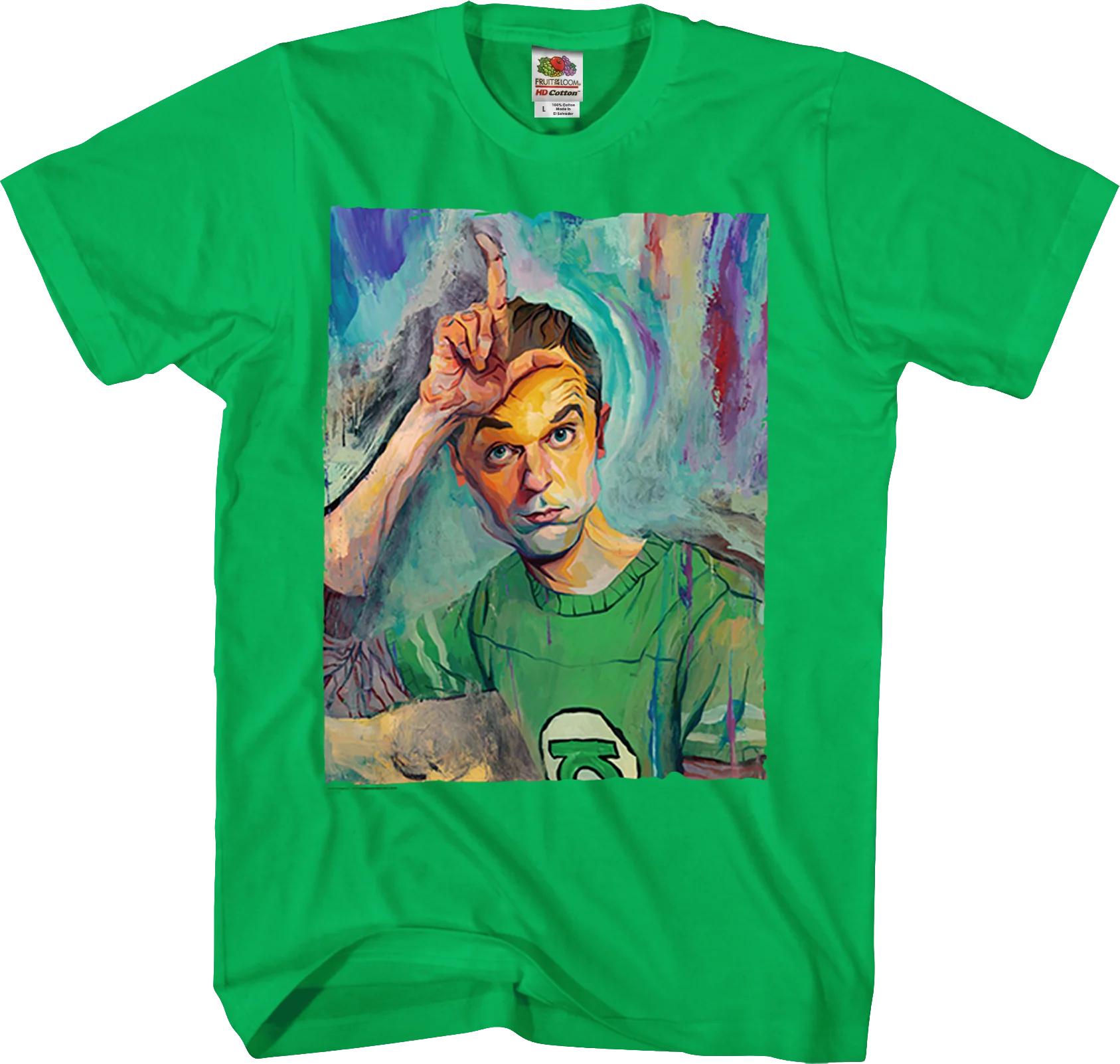 Sheldon Painting Big Bang Theory T-Shirt