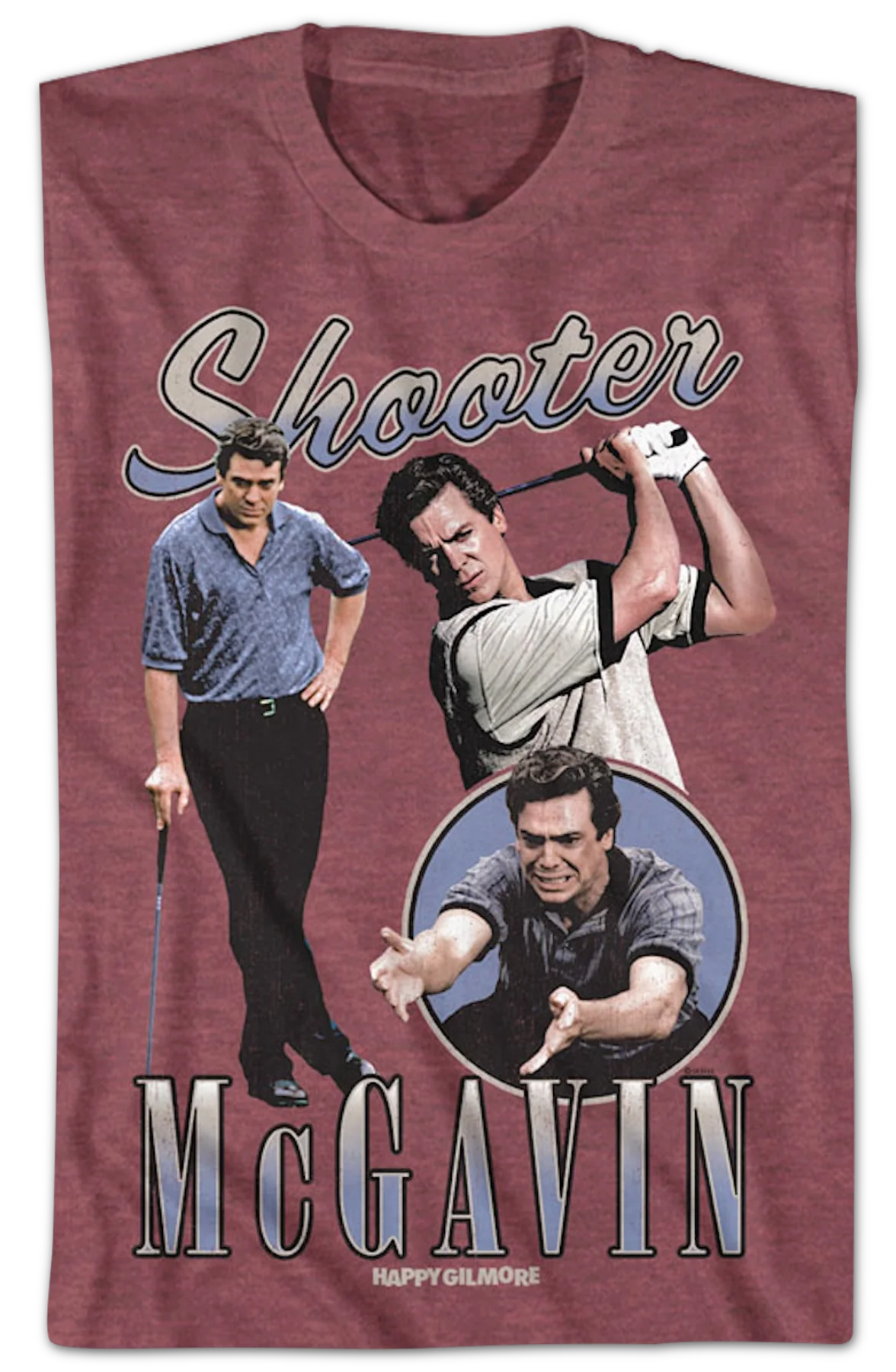 Shooter McGavin Collage Happy Gilmore T-Shirt - Image 2
