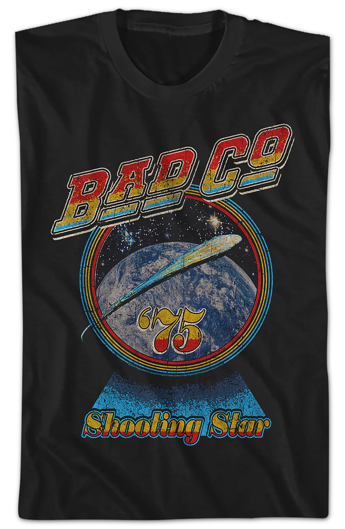 Shooting Star '75 Bad Company T-Shirt - Image 2