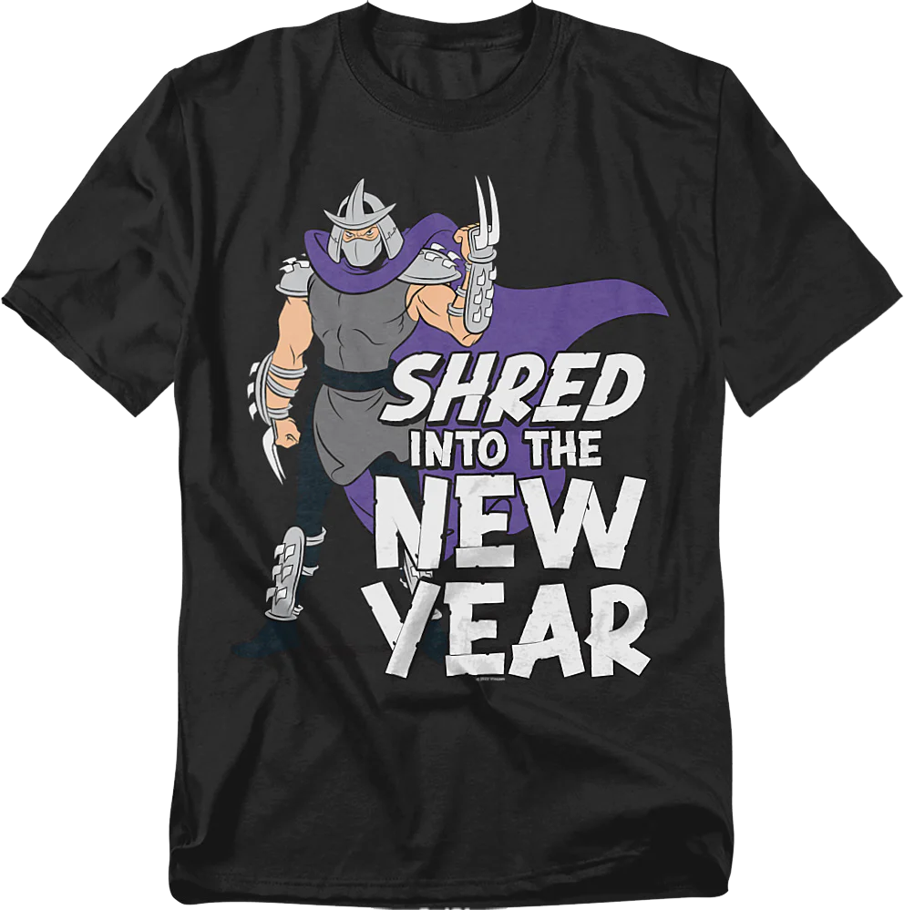 Shred Into The New Year Teenage Mutant Ninja Turtles T-Shirt