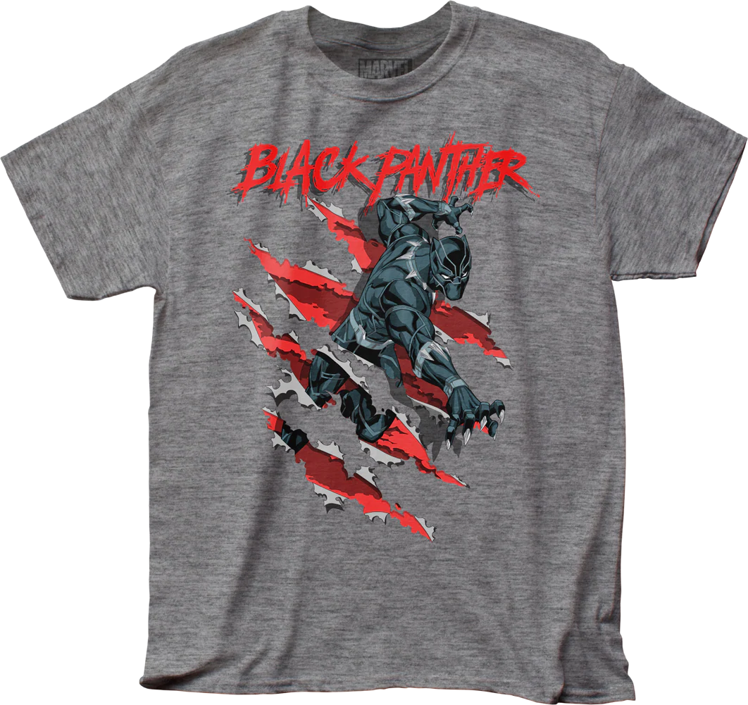 Shredded Black Panther T-Shirt