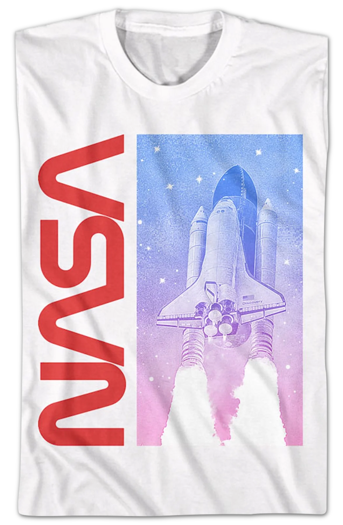 Shuttle In Flight NASA T-Shirt - Image 2
