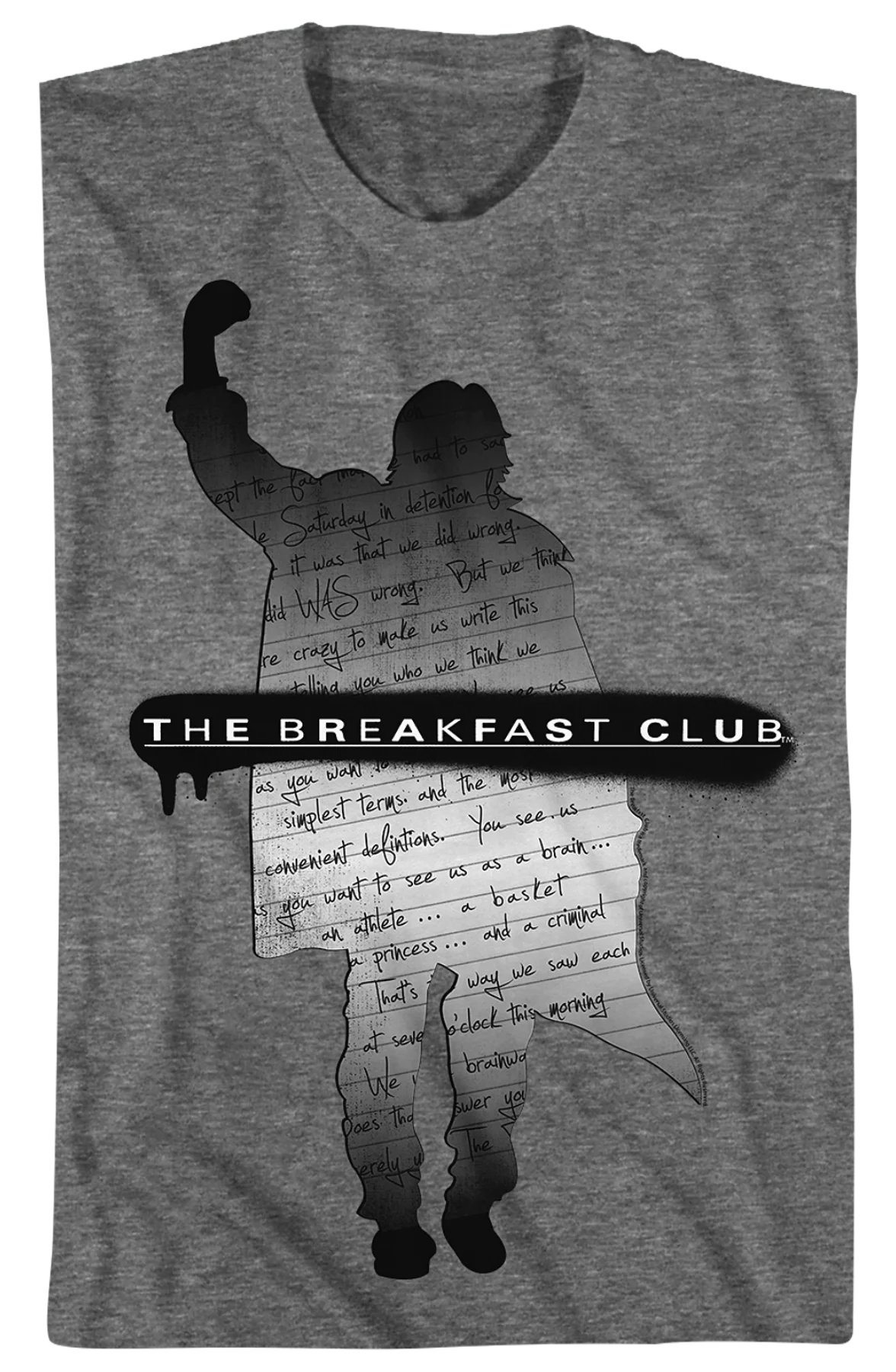 Silhouette Essay Breakfast Club T-Shirt - Image 2