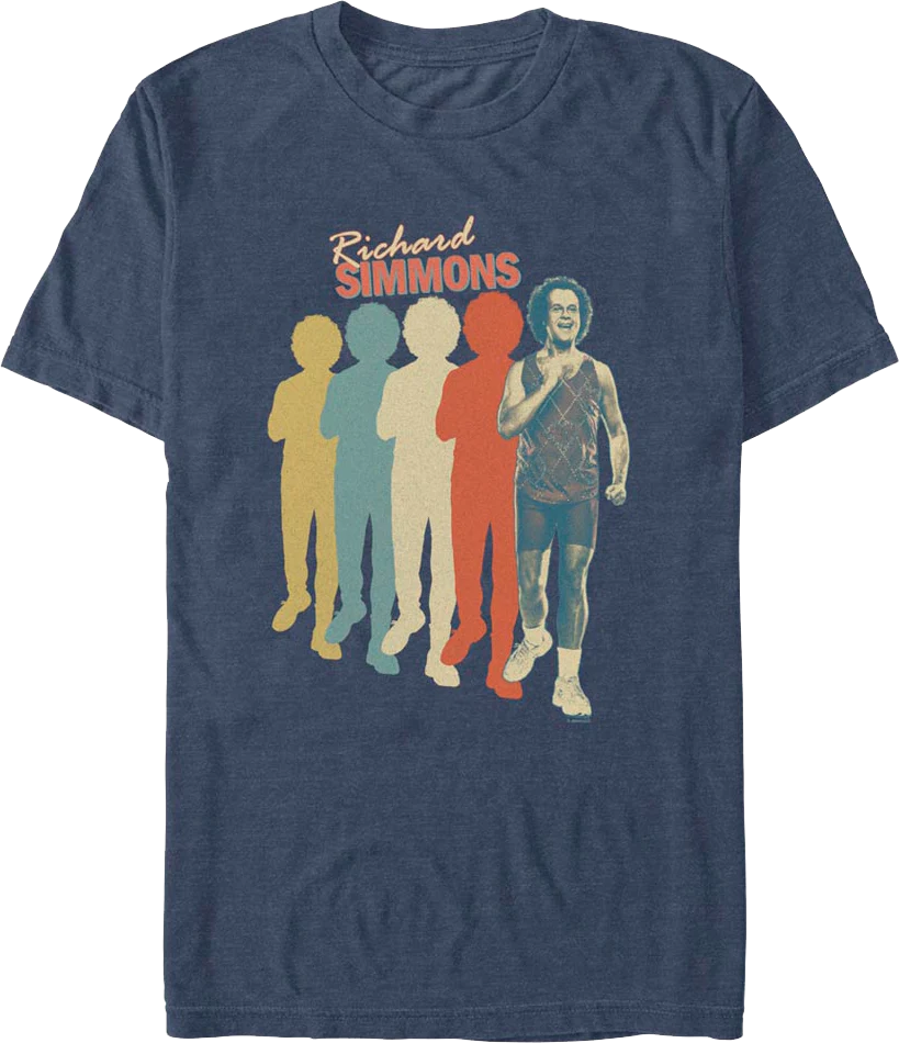 Silhouettes Richard Simmons T-Shirt