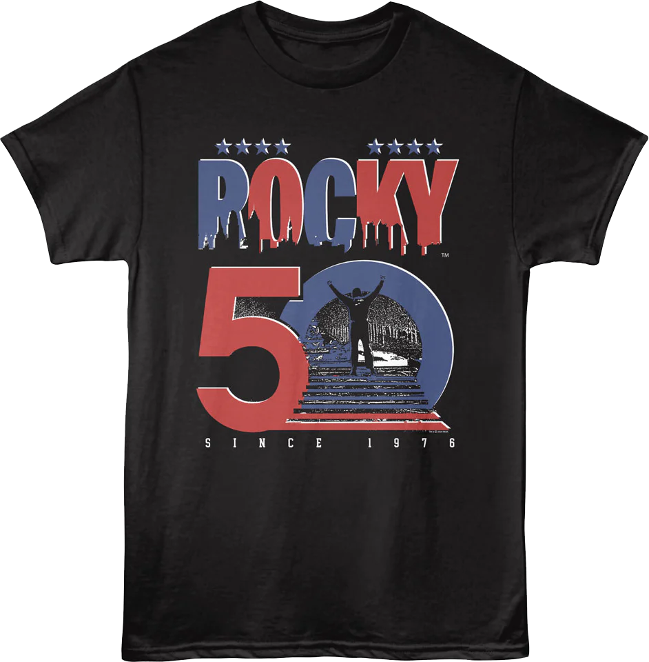 Since 1976 50th Anniversary Rocky T-Shirt