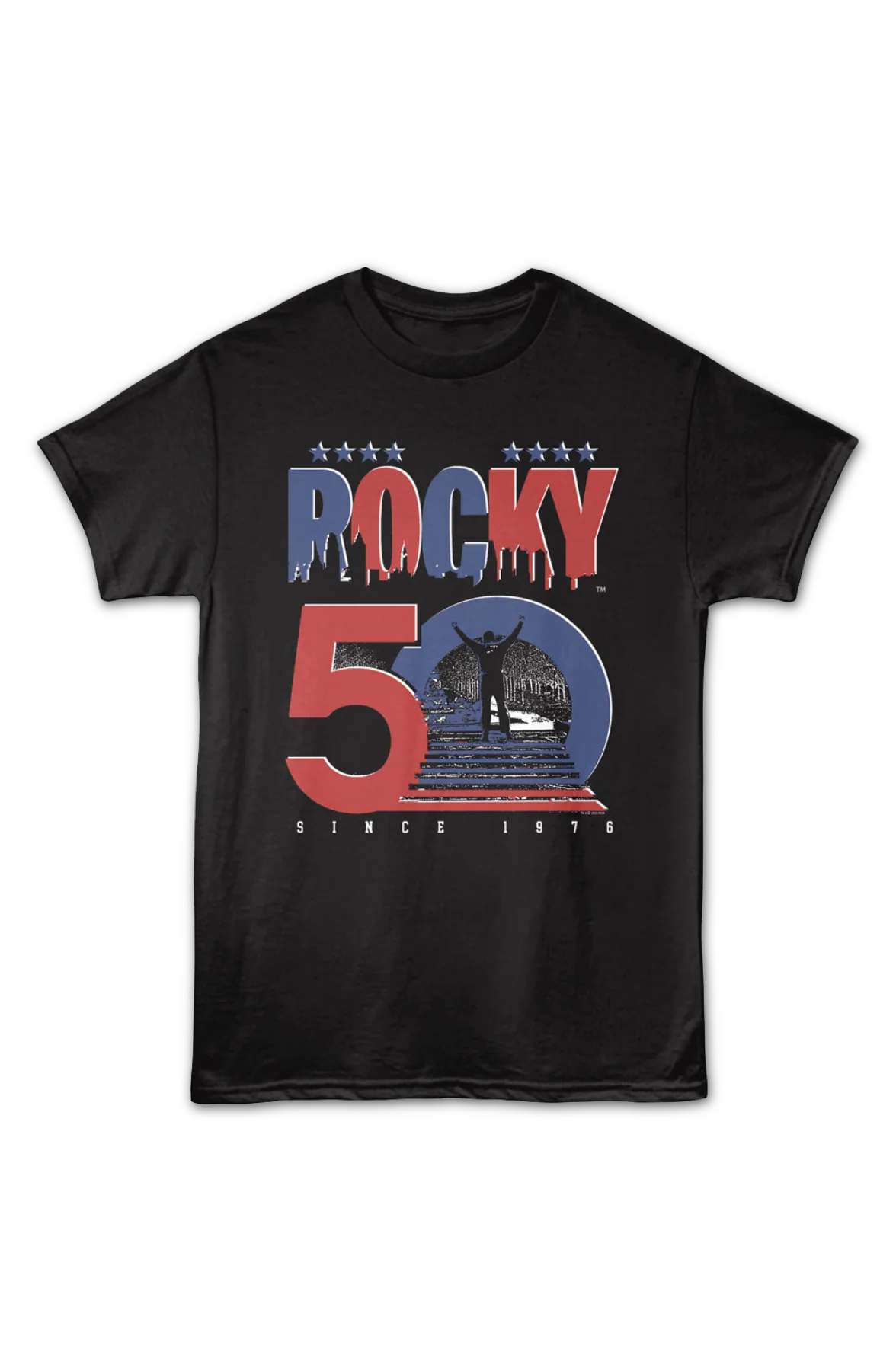 Since 1976 50th Anniversary Rocky T-Shirt - Image 2