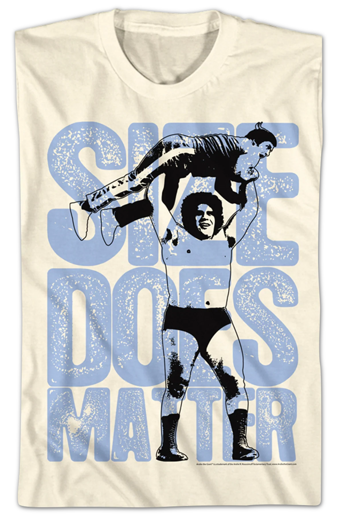 Size Does Matter Andre The Giant T-Shirt - Image 2