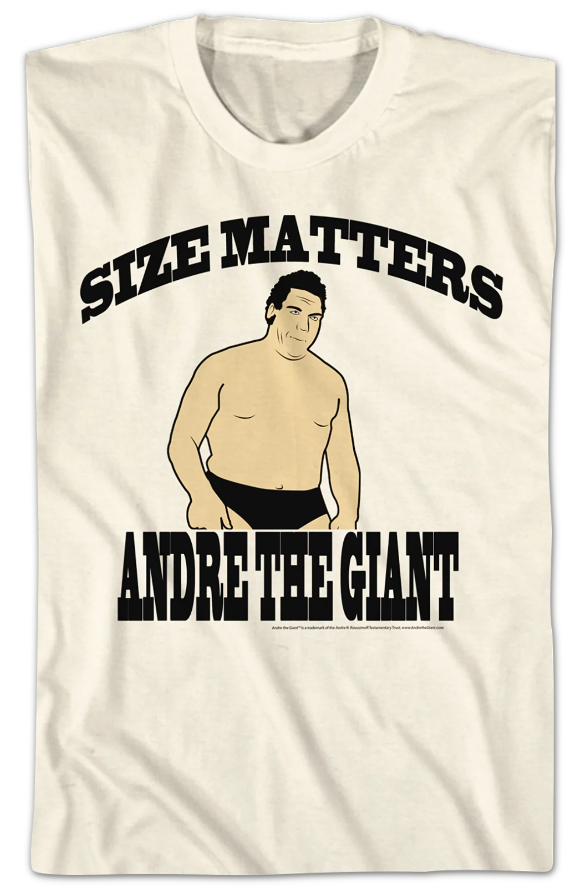 Size Matters Andre The Giant T-Shirt - Image 2