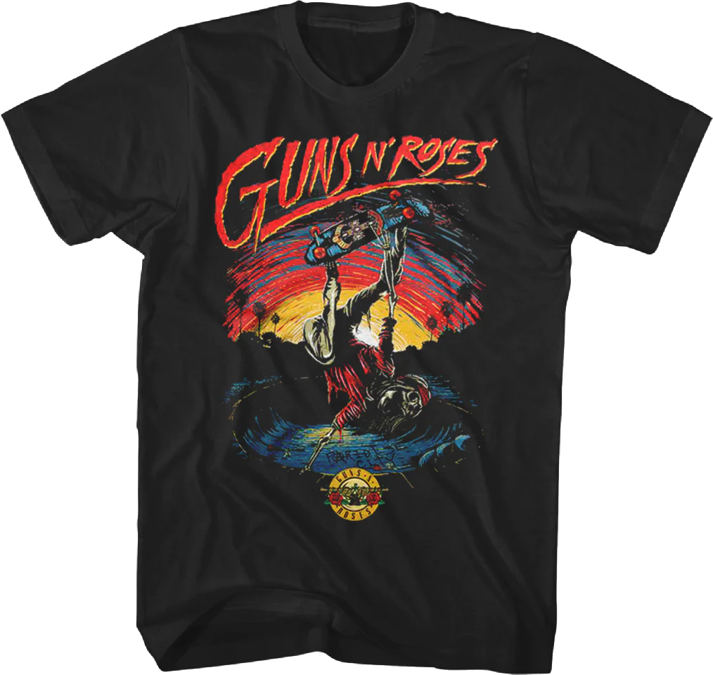 Skateboard Guns N' Roses T-Shirt