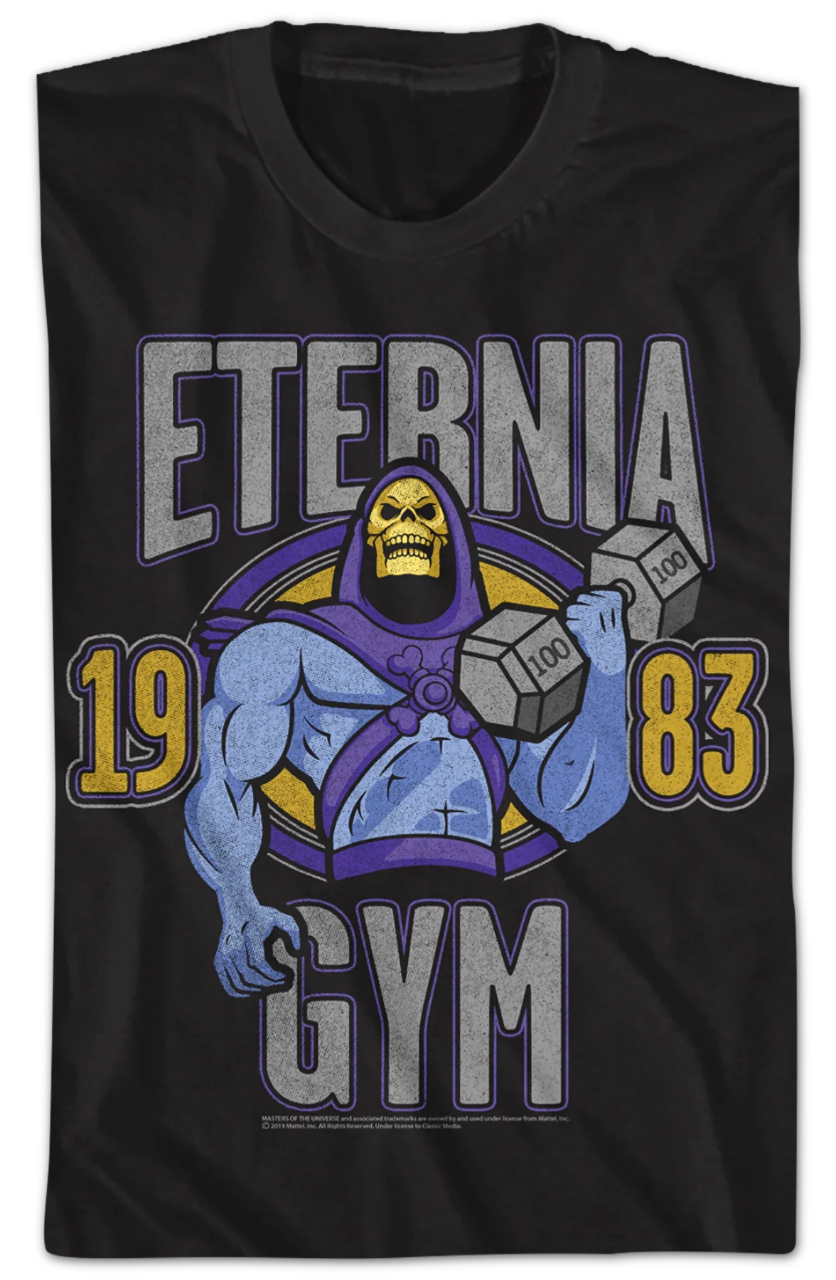 Skeletor Eternia Gym Masters of the Universe T-Shirt - Image 2