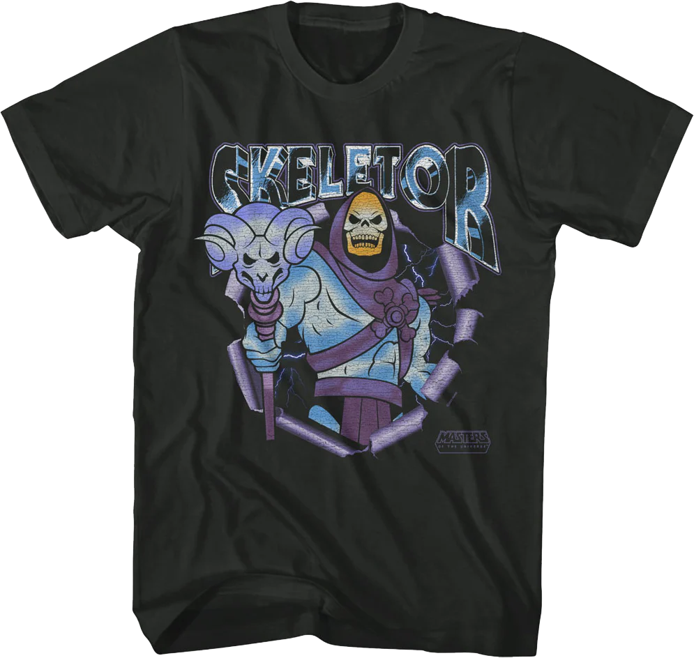 Skeletor Evil Pose Masters Of The Universe T-Shirt