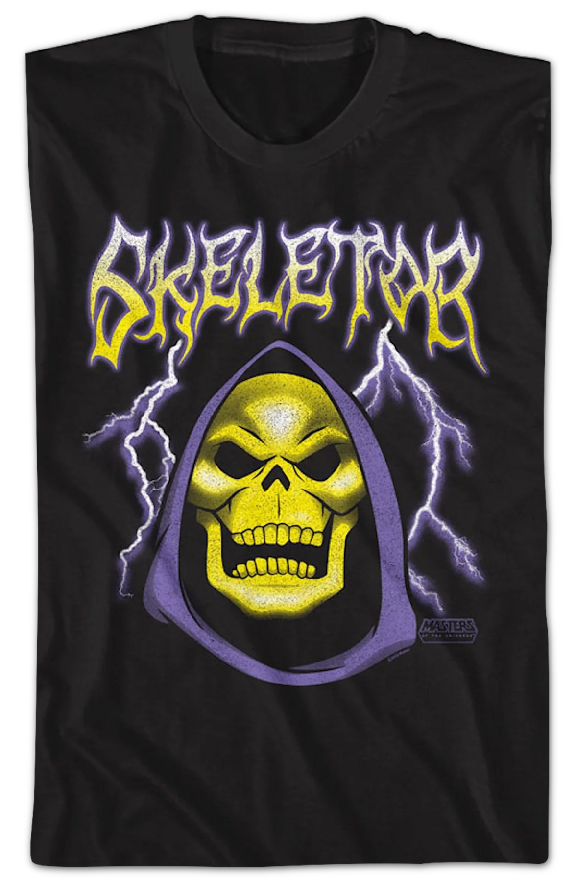 Skeletor Lightning Bolts Masters of the Universe T-Shirt - Image 2