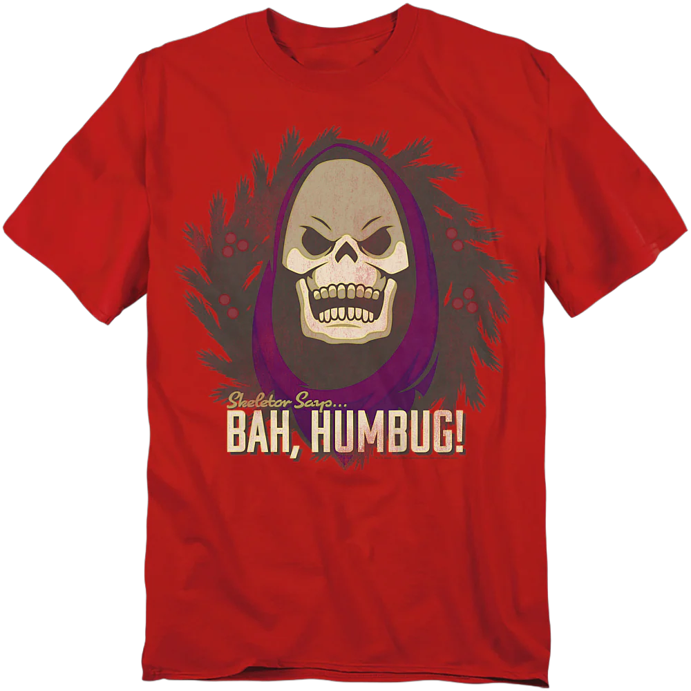 Skeletor Says Bah Humbug Masters of the Universe Hoodie