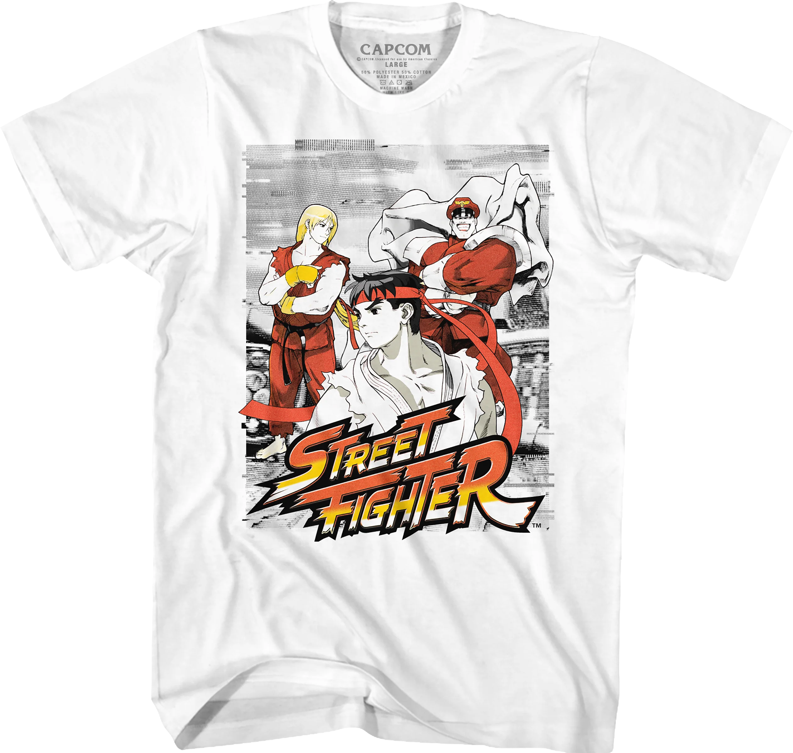 Sketch Distortion Street Fighter T-Shirt