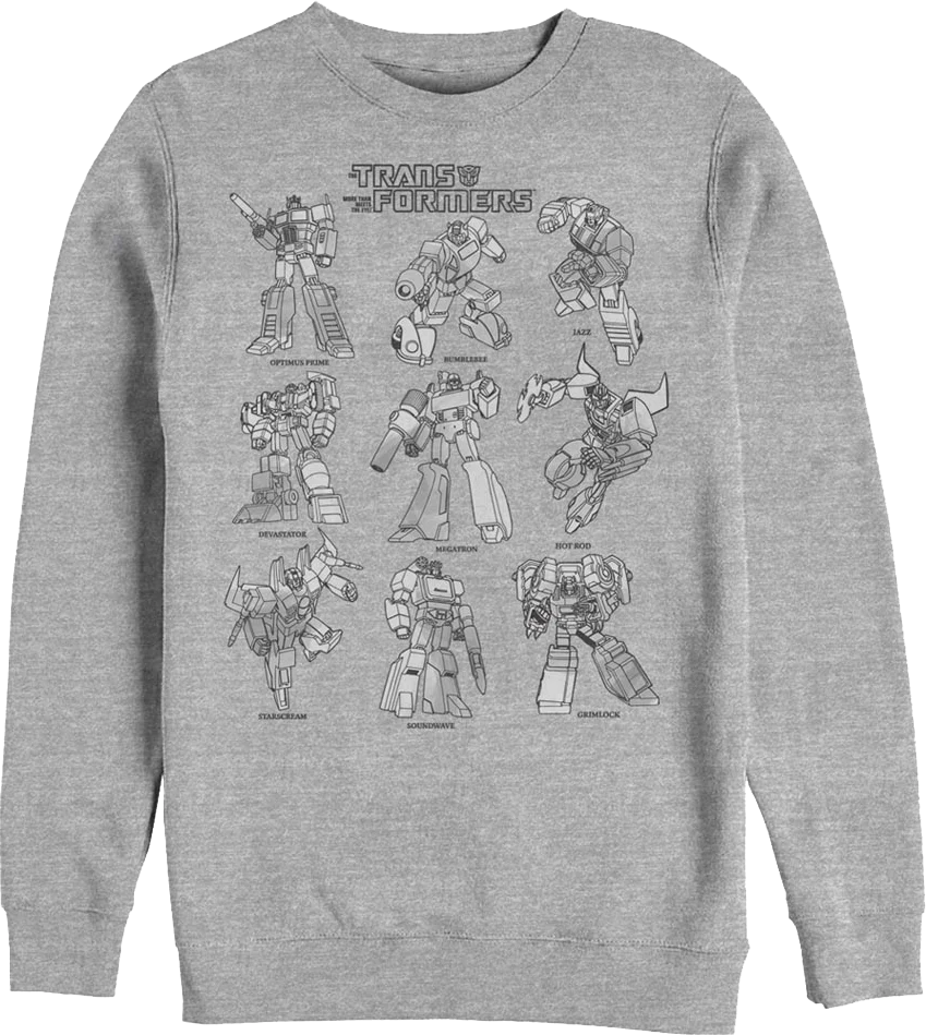 Sketches Transformers Sweatshirt