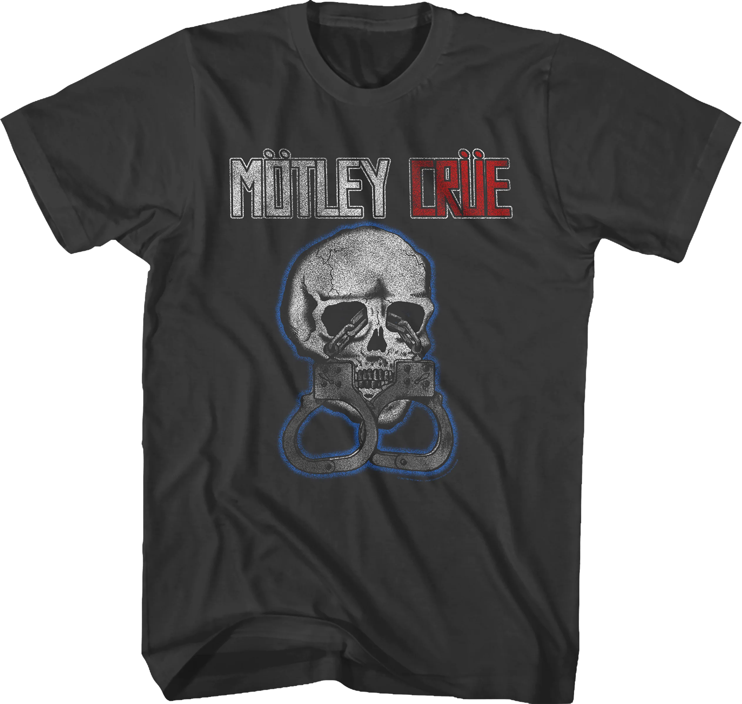 Skull And Handcuffs Motley Crue T-Shirt