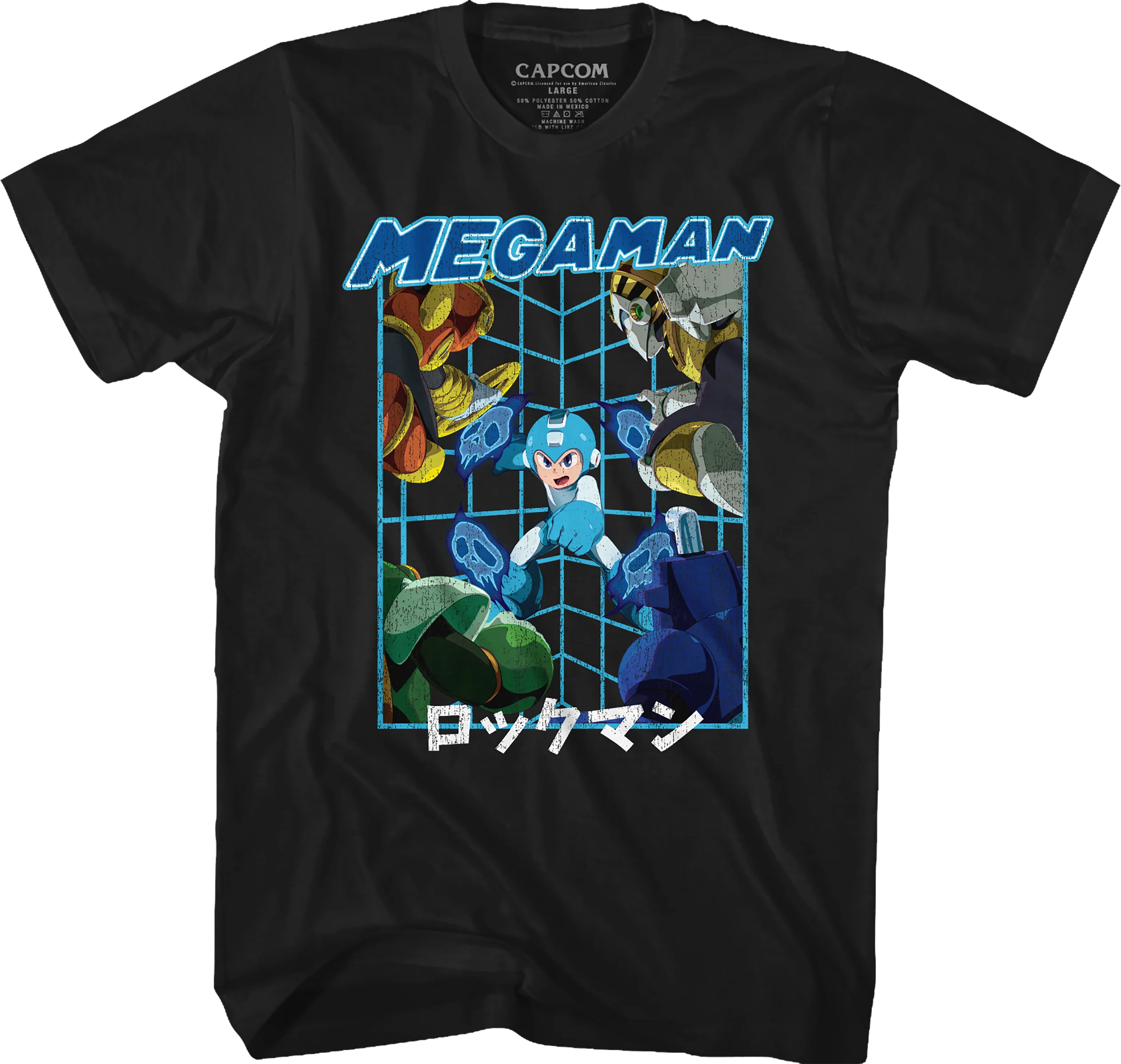 Skull Barrier Mega Man T-Shirt
