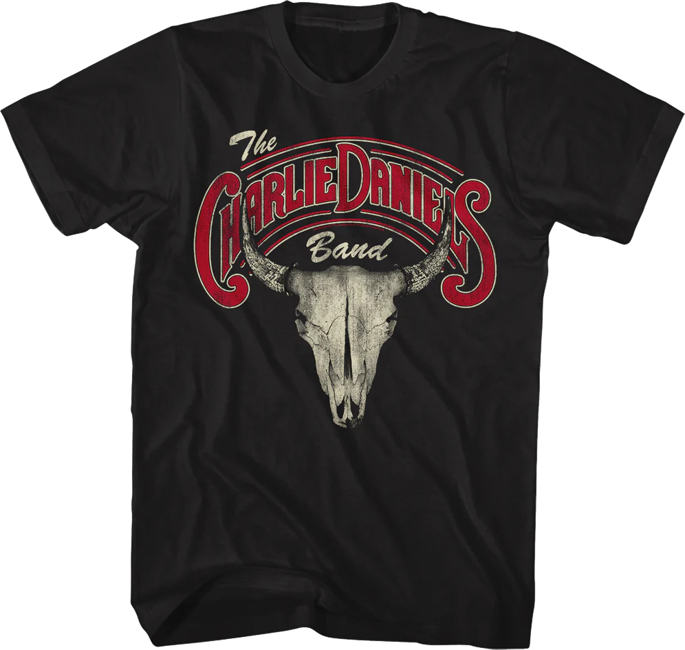 Skull & Logo Charlie Daniels Band T-Shirt